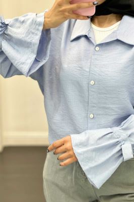 شومیز کرسپو آستین عروسکی