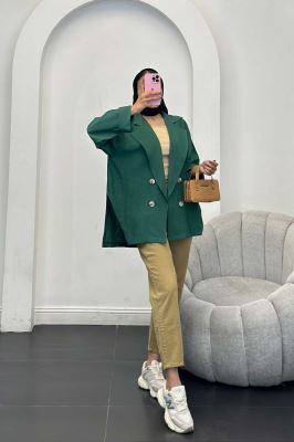 مانتو بابوس آستین پاکتی بغل چاکدار زیگما