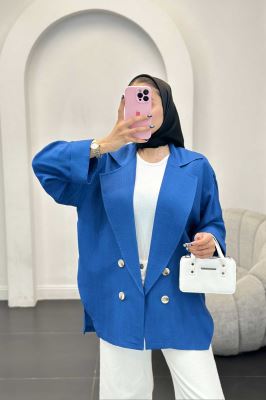 مانتو بابوس آستین پاکتی بغل چاکدار زیگما