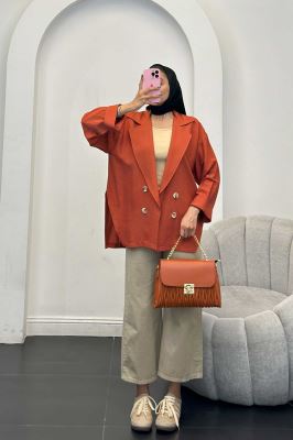 مانتو بابوس آستین پاکتی بغل چاکدار زیگما