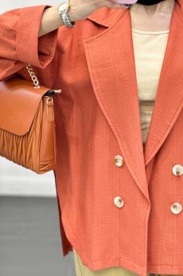 مانتو بابوس آستین پاکتی بغل چاکدار زیگما