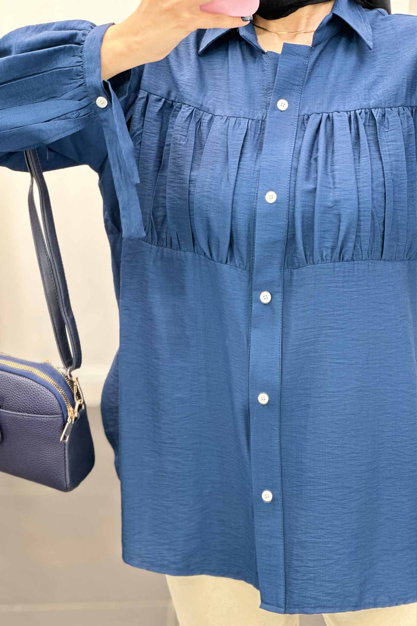 شومیز کرسپو سینه چین