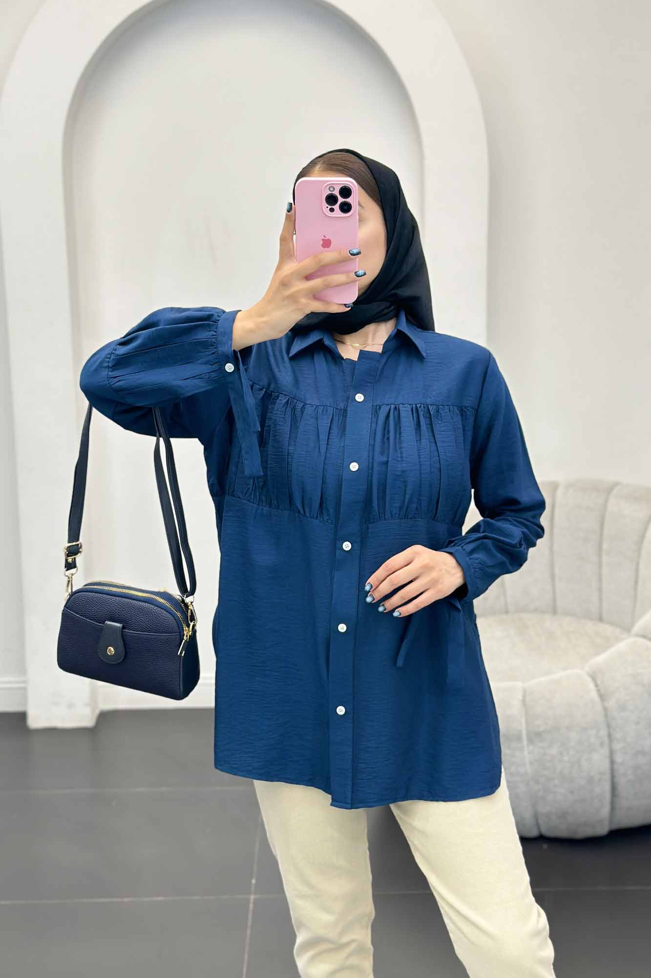 شومیز کرسپو سینه چین