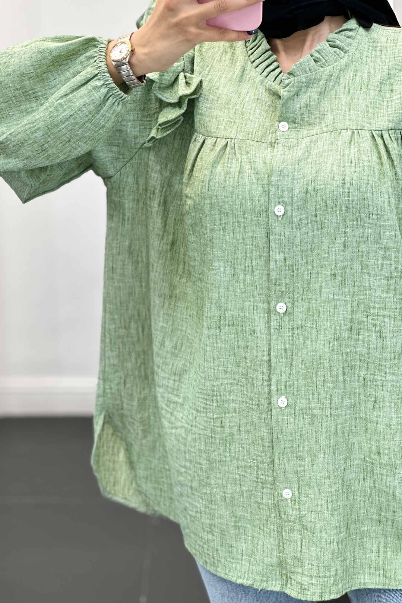 شومیز شانتون برفکی عروسکی