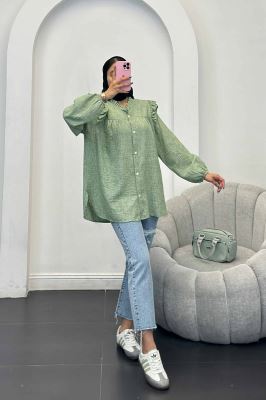 شومیز شانتون برفکی عروسکی