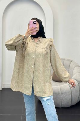 شومیز شانتون برفکی عروسکی