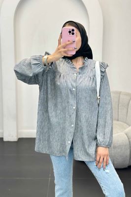 شومیز شانتون برفکی عروسکی