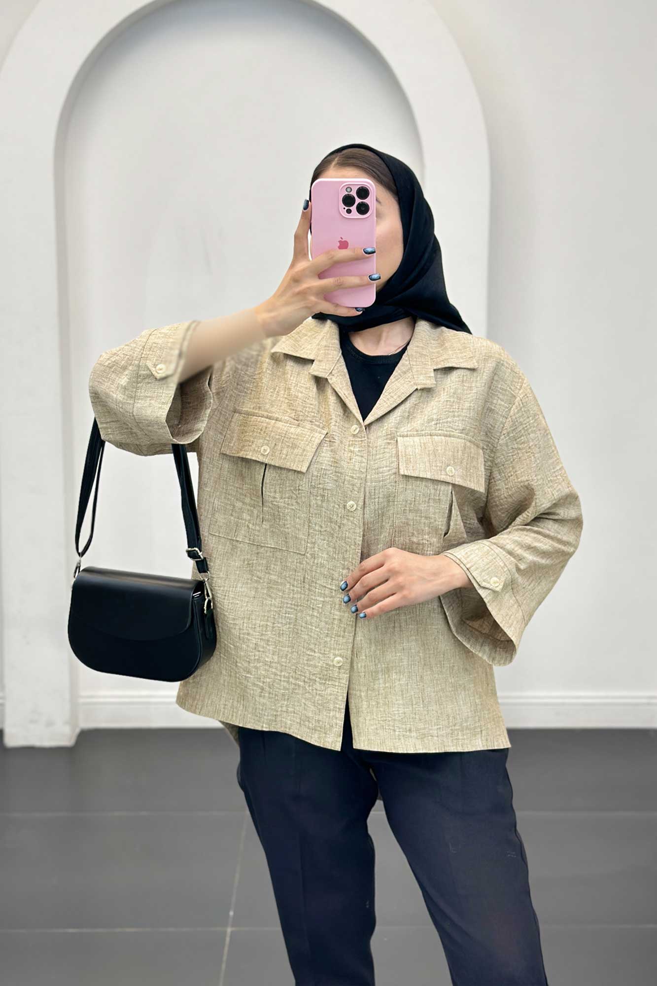 مانتو شانتون برفکی پشت هلال دایانا