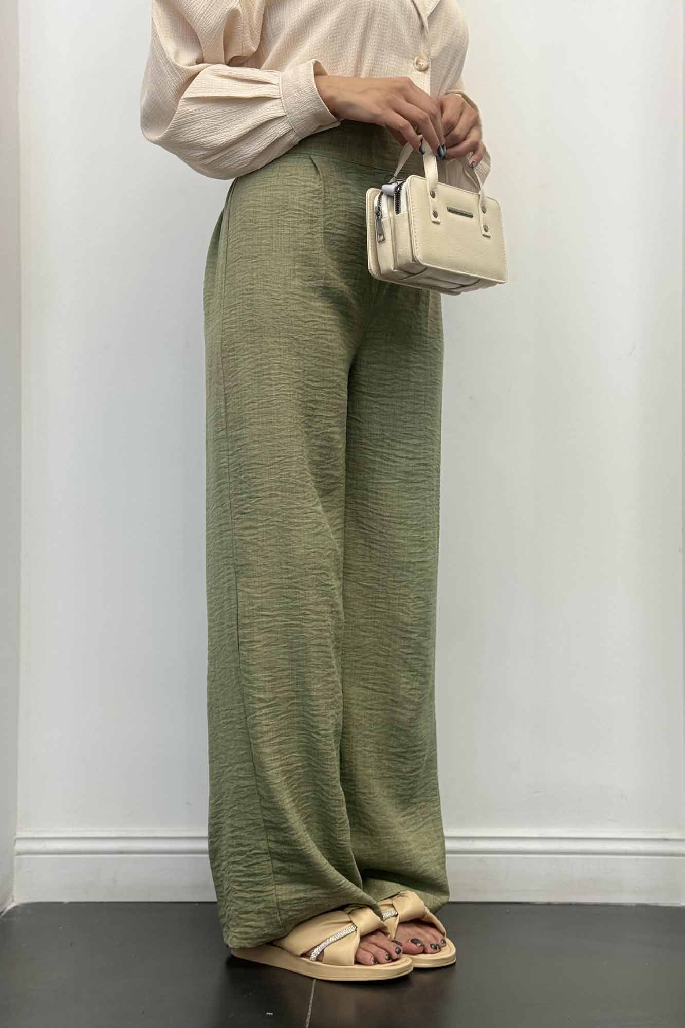 شلوار شانتون کمر کش XL