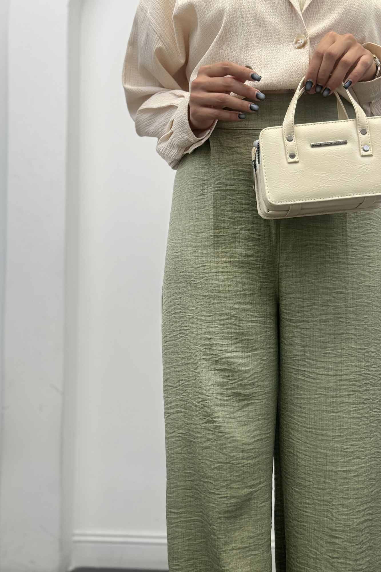 شلوار شانتون کمر کش XL