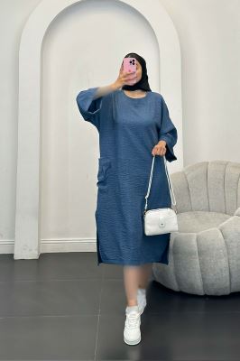 کفتان شانتون دو جیب بغل پایین چاکدار