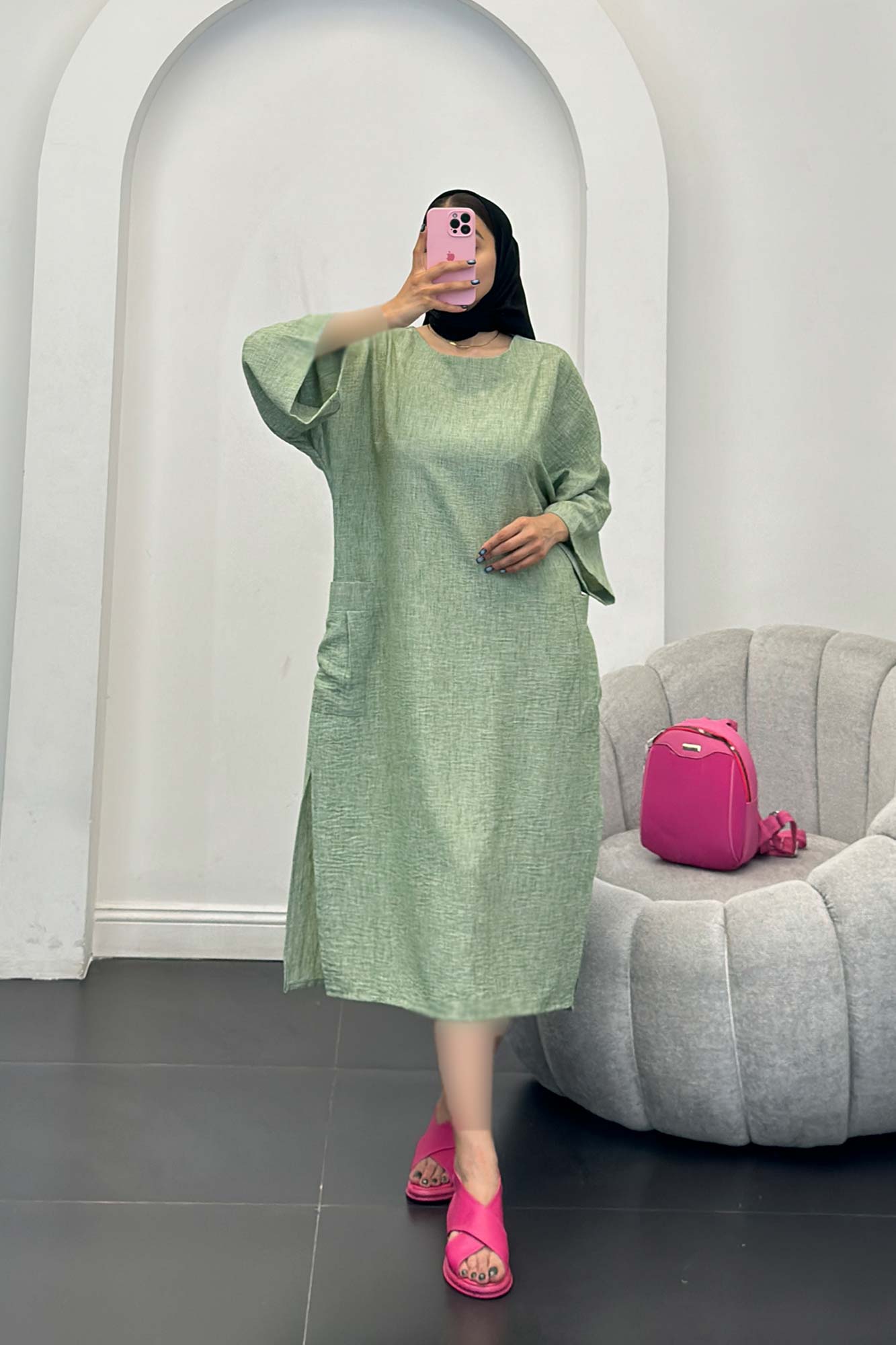 کفتان شانتون برفکی پایین چاکدار