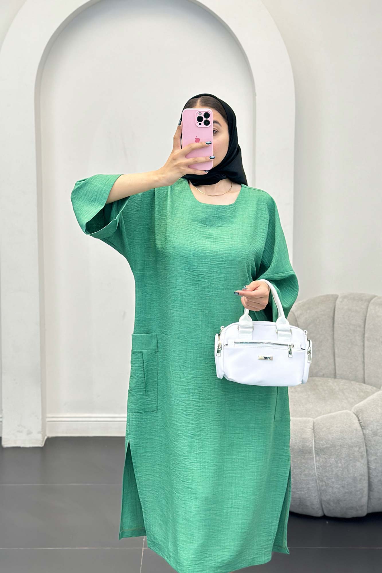 کفتان شانتون دو جیب بغل پایین چاکدار