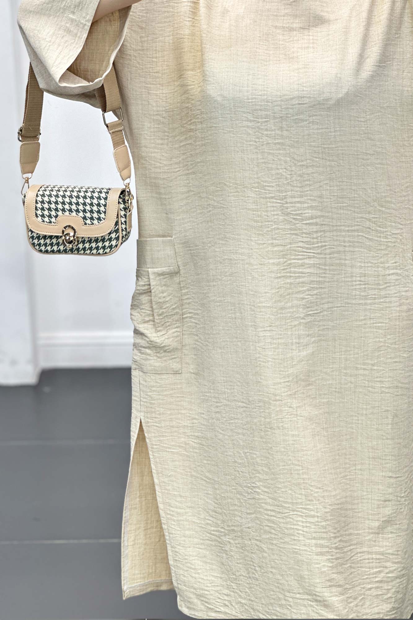 کفتان شانتون دو جیب بغل پایین چاکدار