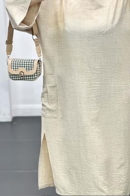 کفتان شانتون دو جیب بغل پایین چاکدار