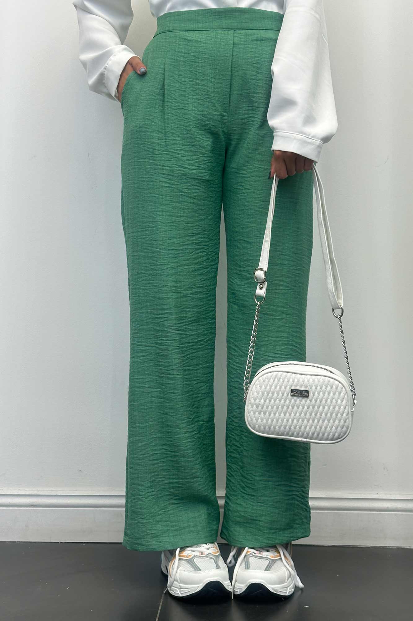 شلوار شانتون کمر کش