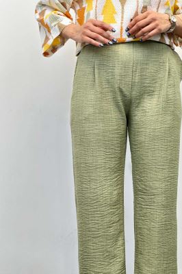 شلوار شانتون کمر کش