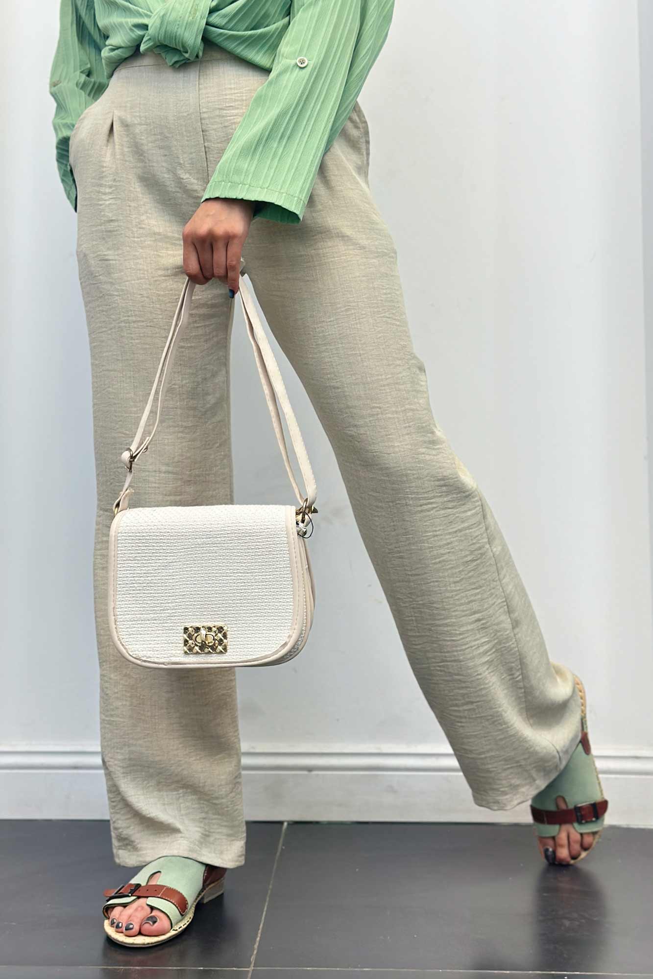 شلوار شانتون کمر کش