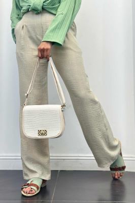 شلوار شانتون کمر کش