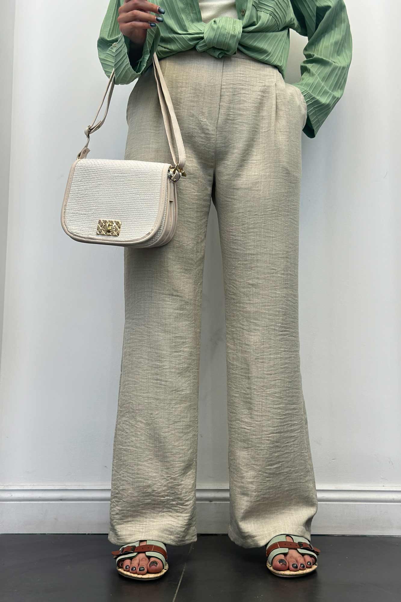 شلوار شانتون کمر کش