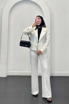 ست کت وشلوار جگوار جیب فیلتو راشا