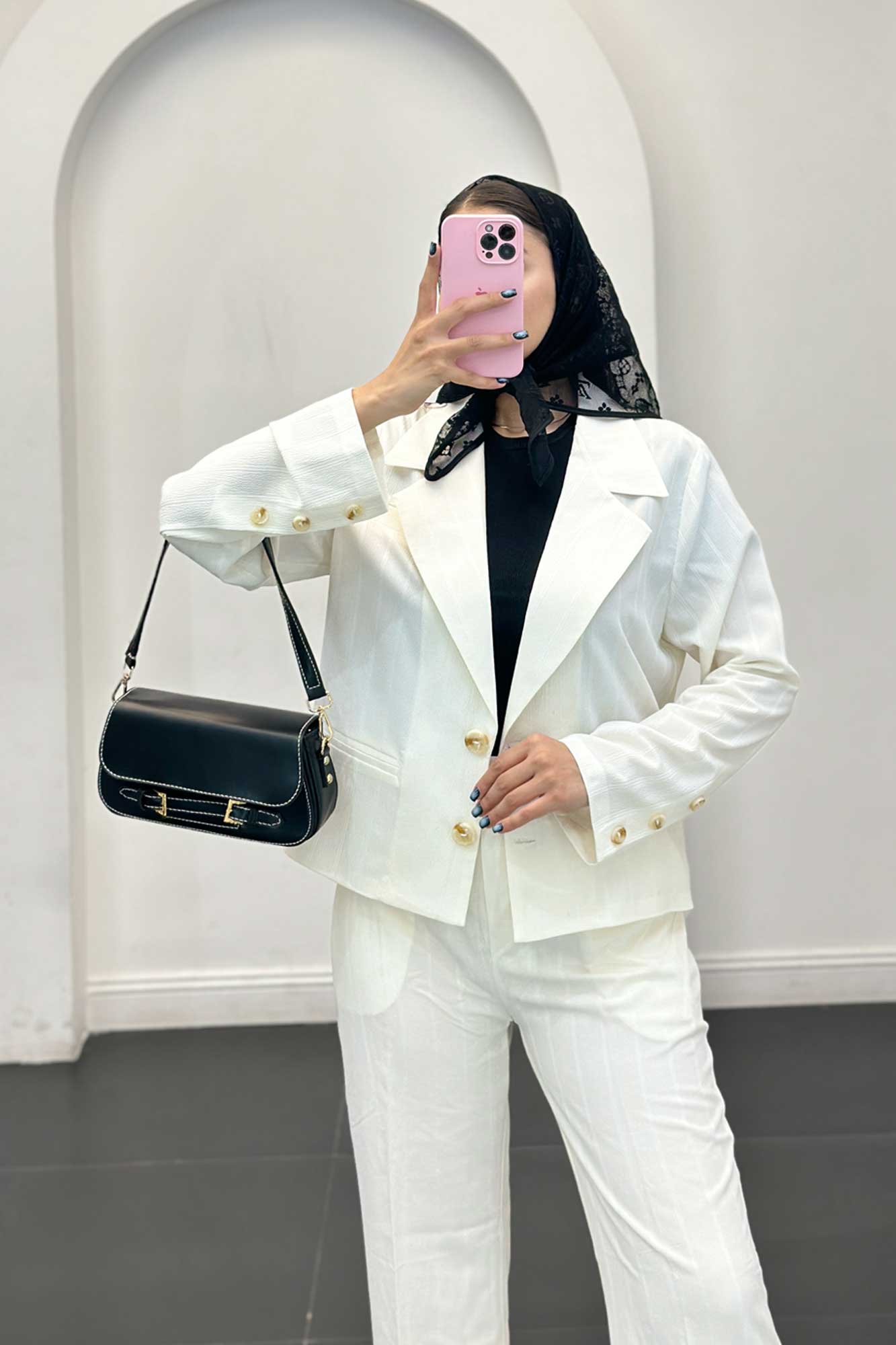 ست کت وشلوار جگوار جیب فیلتو راشا