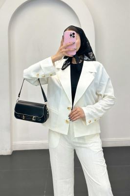 ست کت وشلوار جگوار جیب فیلتو راشا