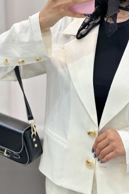 ست کت وشلوار جگوار جیب فیلتو راشا