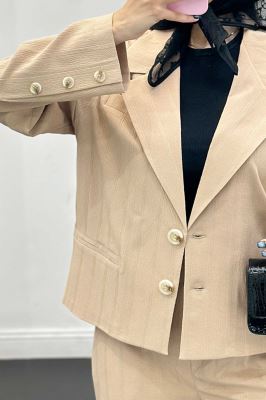 ست کت وشلوار جگوار جیب فیلتو راشا