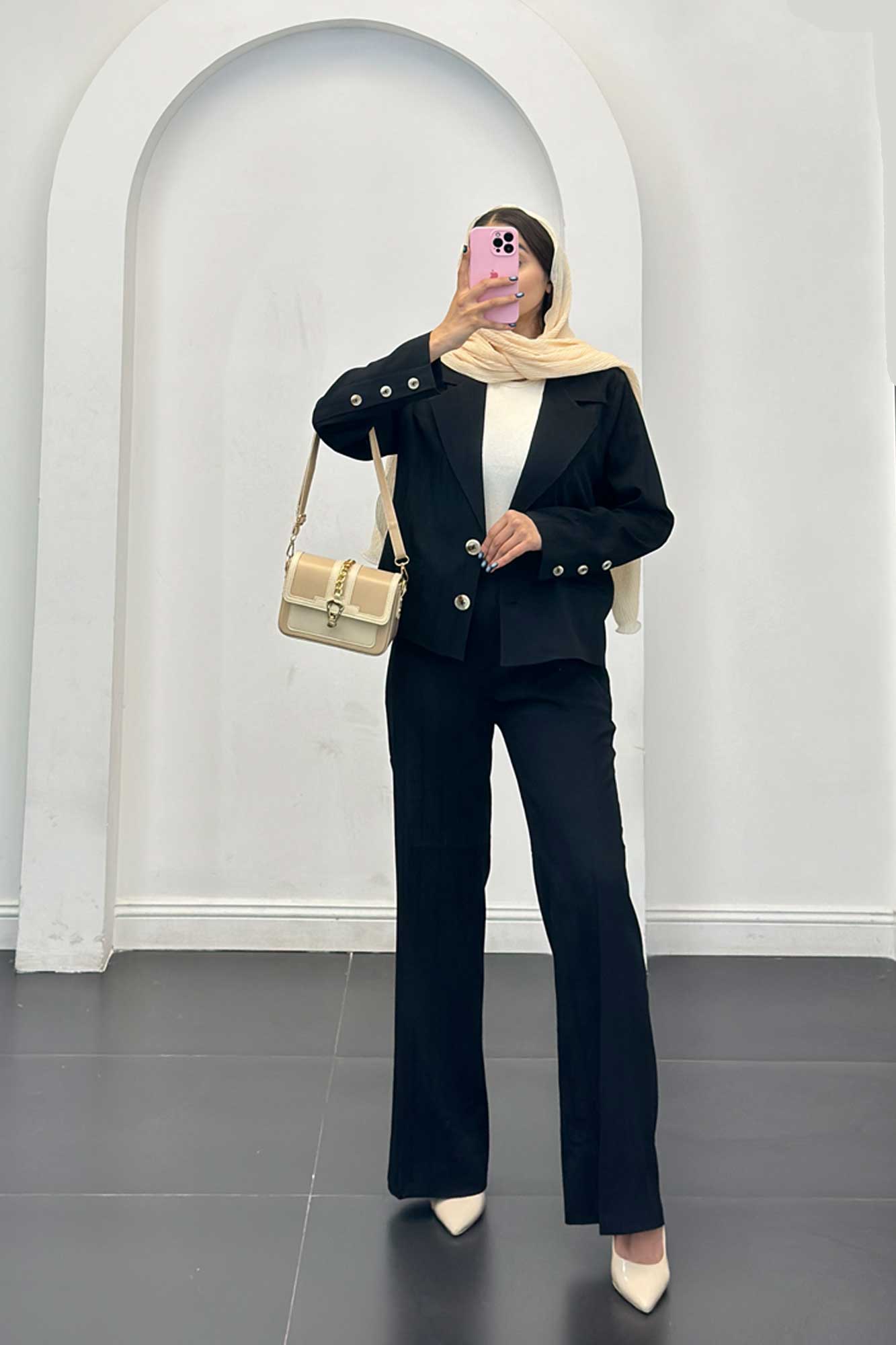 ست کت وشلوار جگوار جیب فیلتو راشا