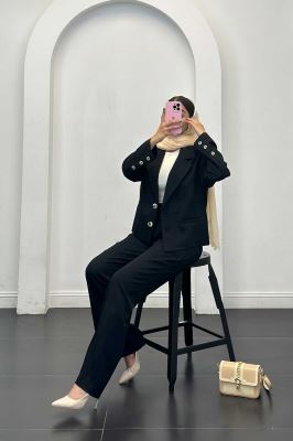 ست کت وشلوار جگوار جیب فیلتو راشا