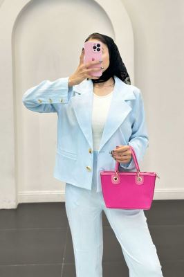 ست کت وشلوار جگوار جیب فیلتو راشا