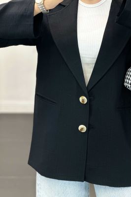 مانتو دو دکمه عمودی بابوس