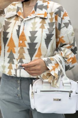 مانتو کراش جناقی آستین عروسکی