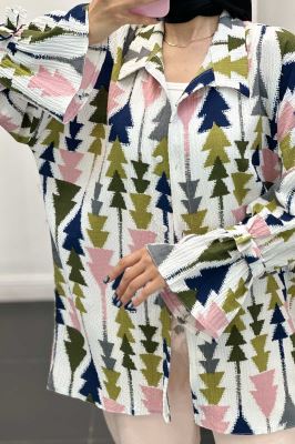 مانتو کراش جناقی آستین عروسکی