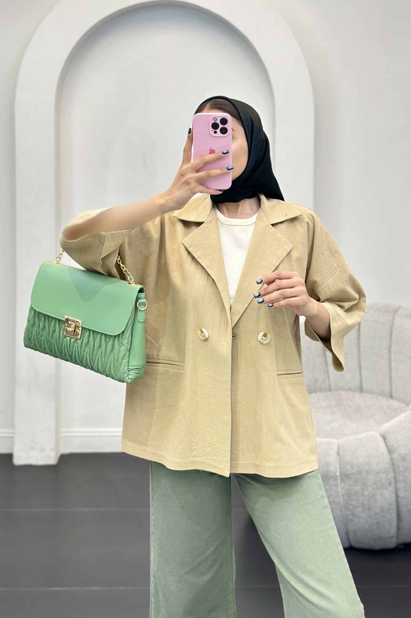 کت تک آستین سه رب