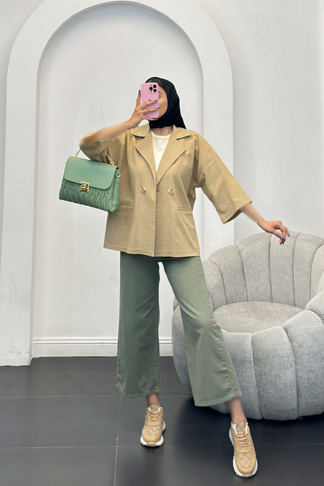 کت تک آستین سه رب