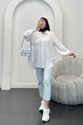 مانتو آستین شیپوری بابوس