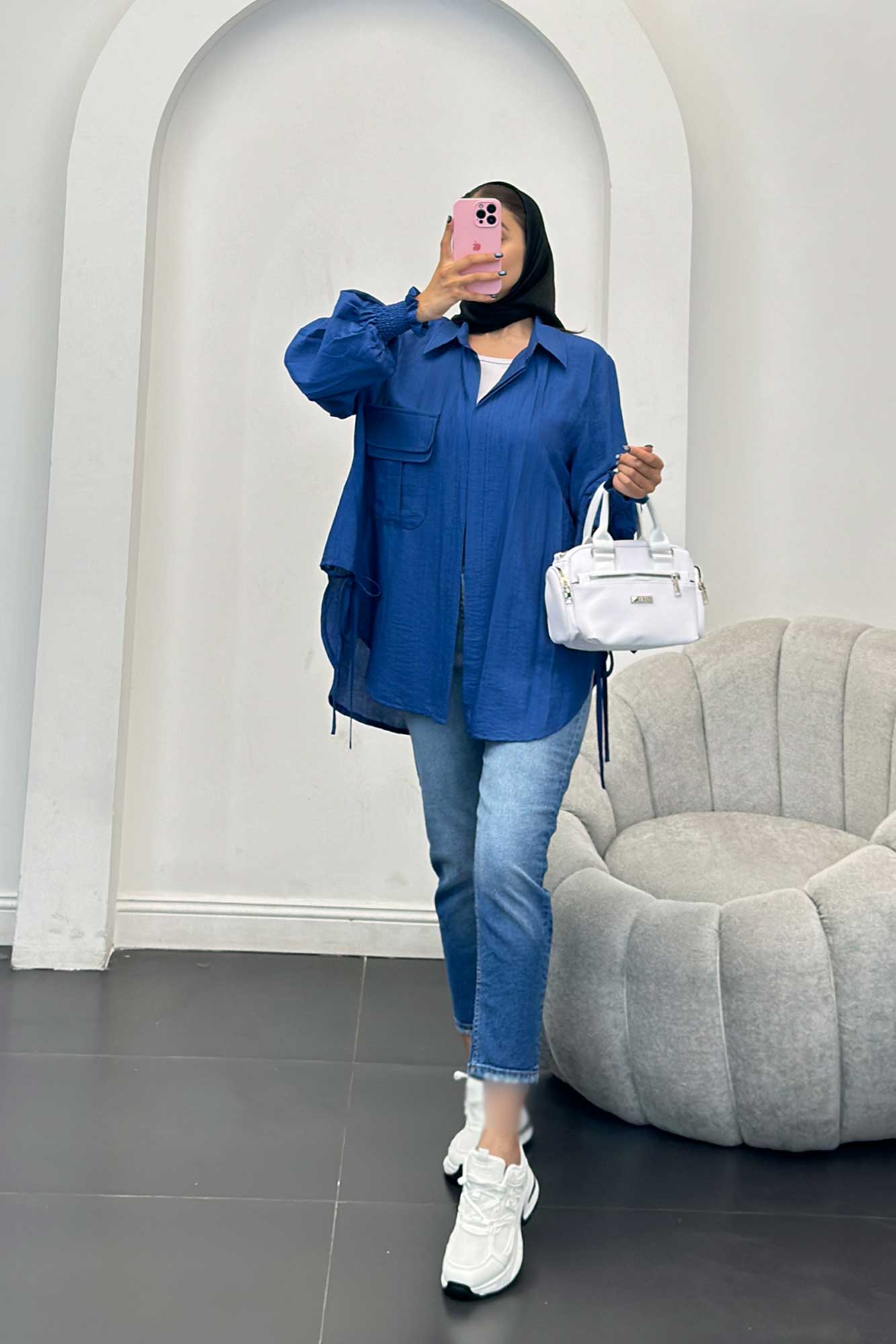 مانتو آستین شیپوری بابوس