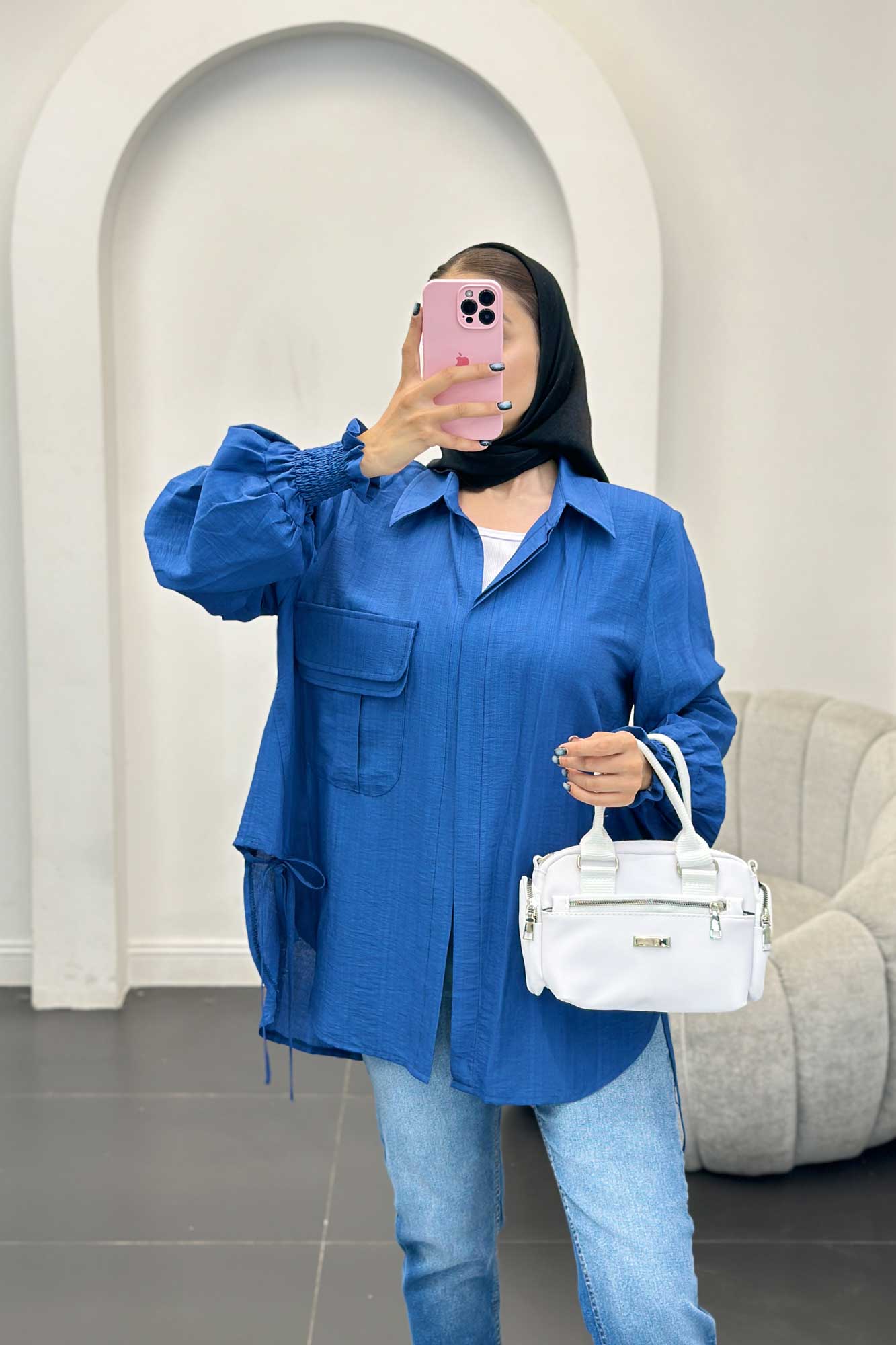 مانتو آستین شیپوری بابوس