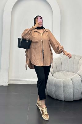 مانتو آستین شیپوری بابوس