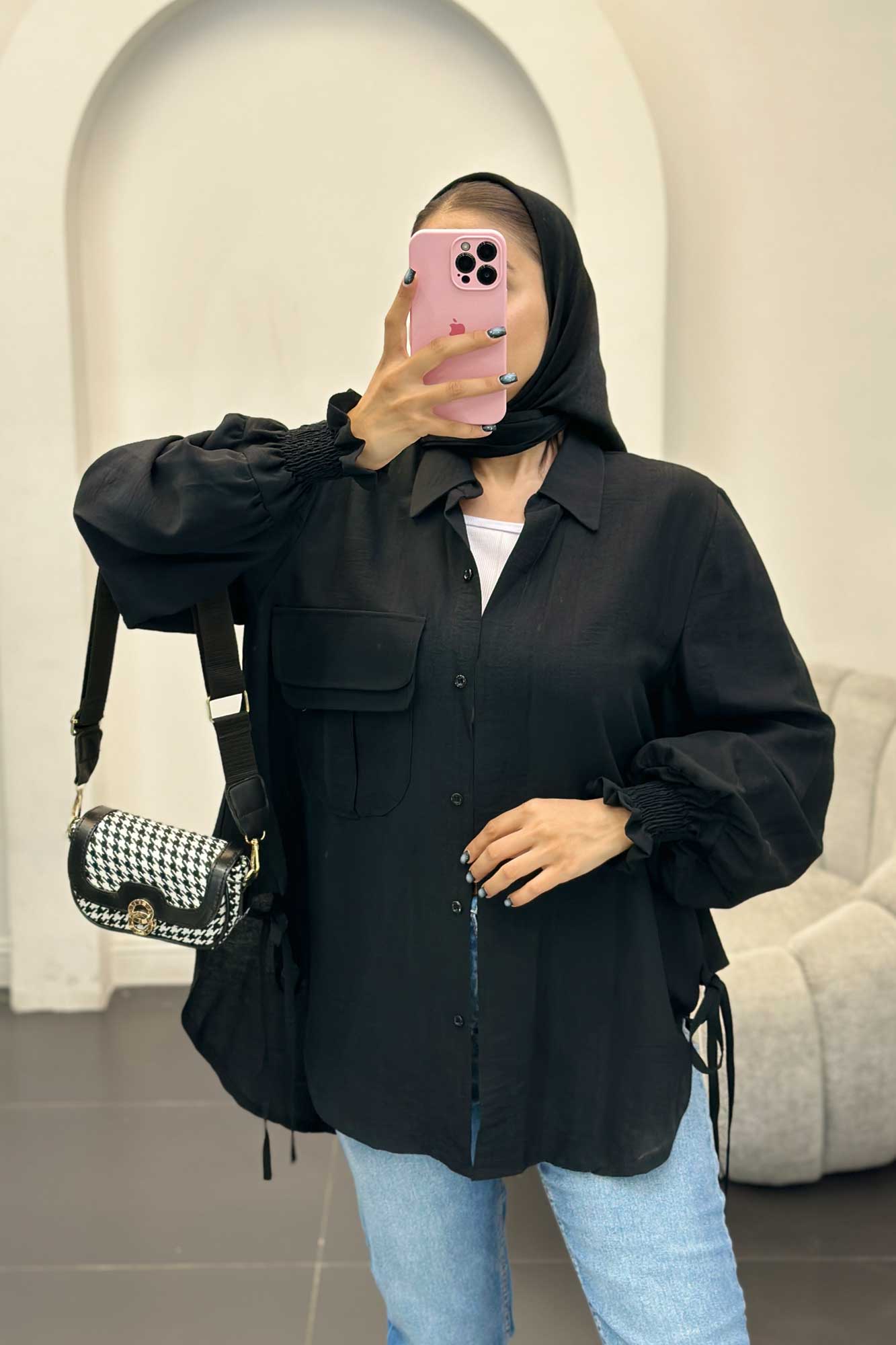 مانتو آستین شیپوری بابوس