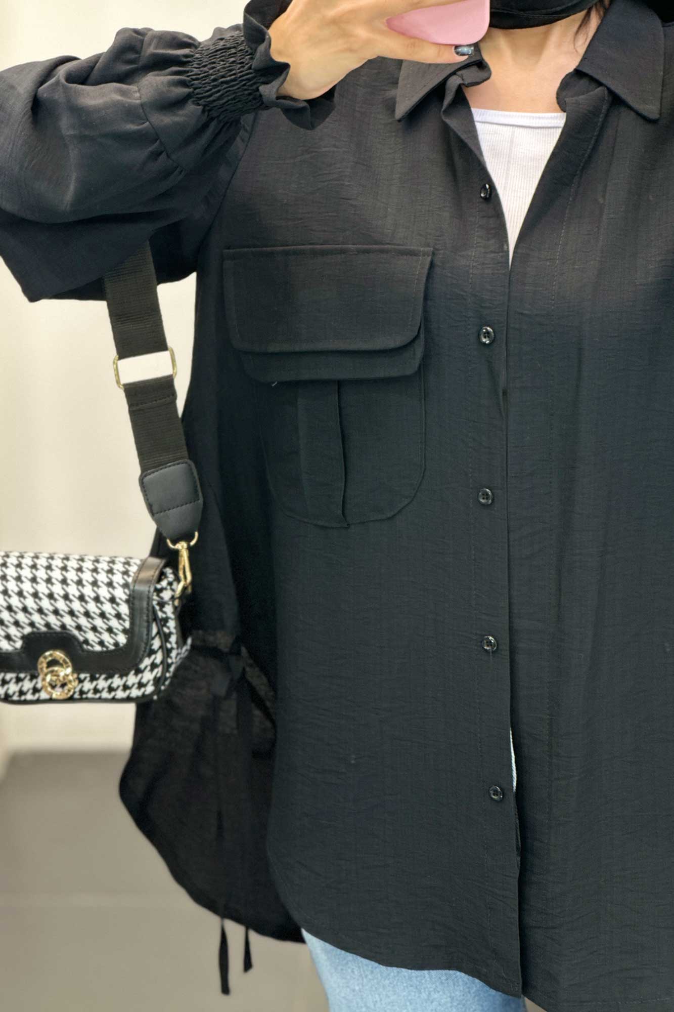 مانتو آستین شیپوری بابوس