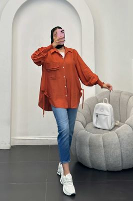 مانتو آستین شیپوری بابوس