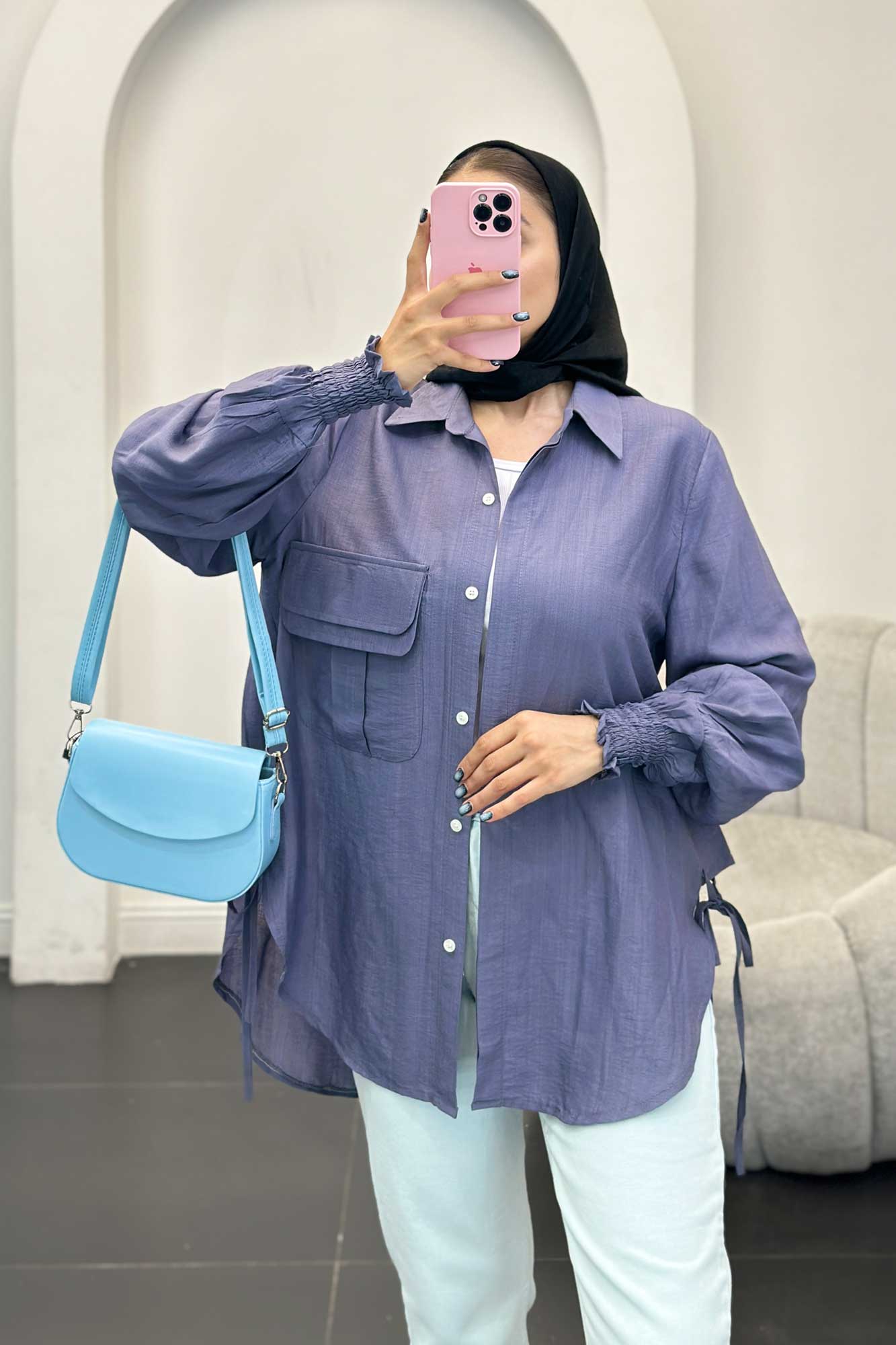 مانتو آستین شیپوری بابوس