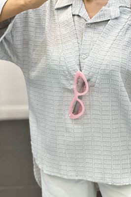 مانتو دو یقه نوا پشت بلند