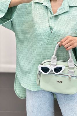 مانتو دو یقه نوا پشت بلند