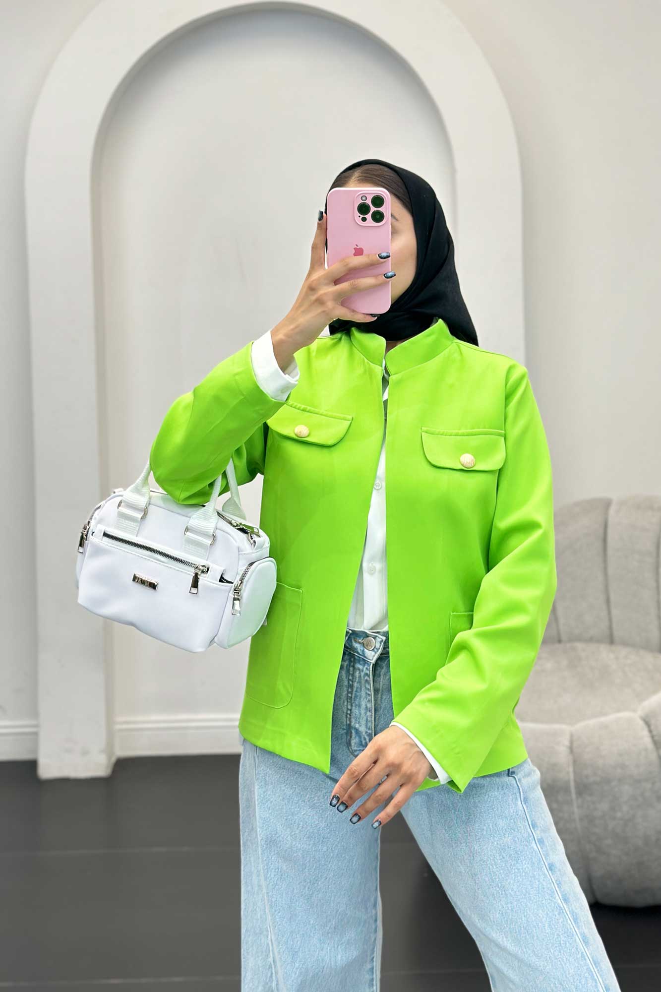 مانتو مازراتی چهار جیب یقه دیپلمات