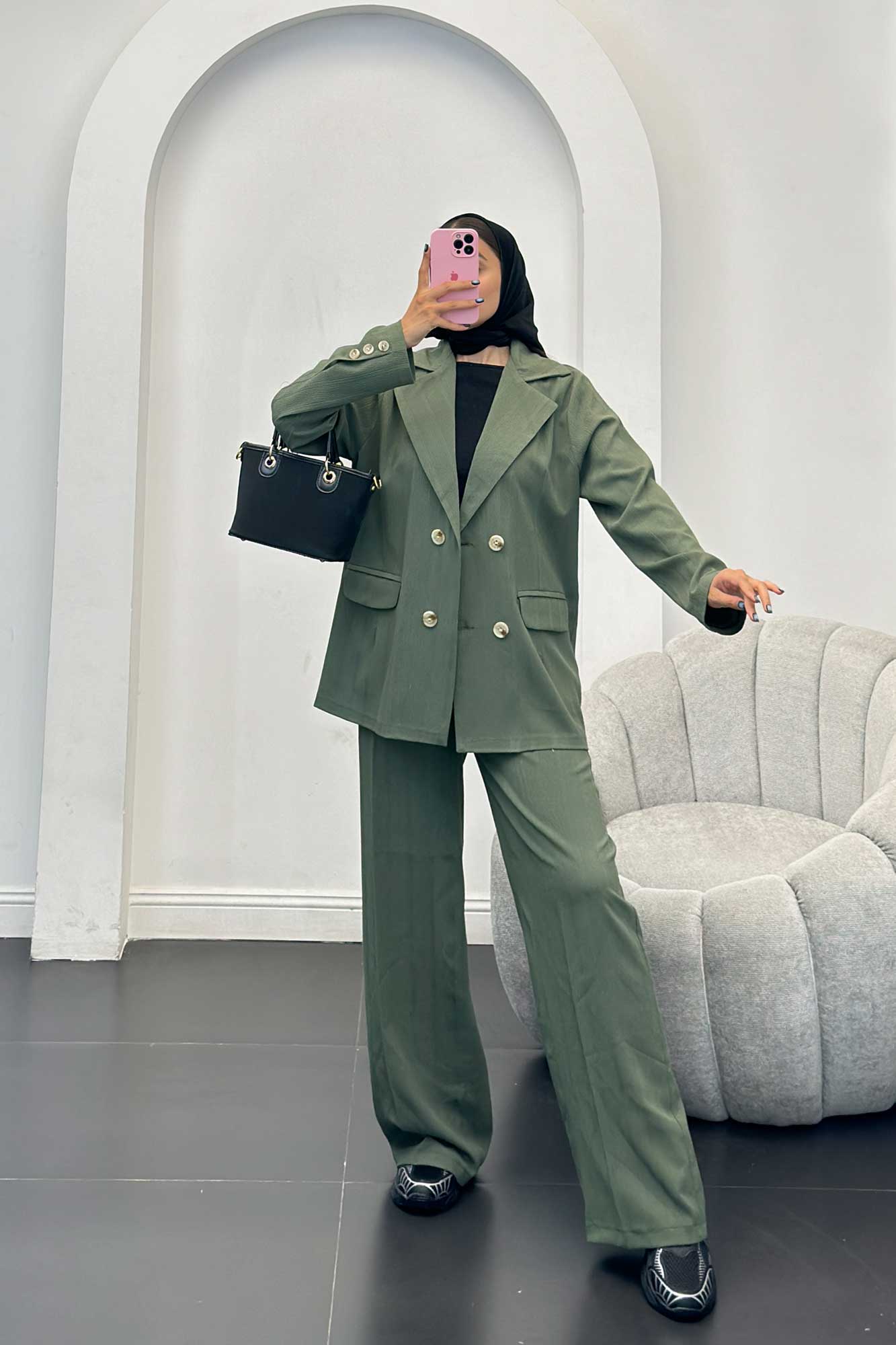 ست کت و شلوار جگوار چهار دکمه لیدان