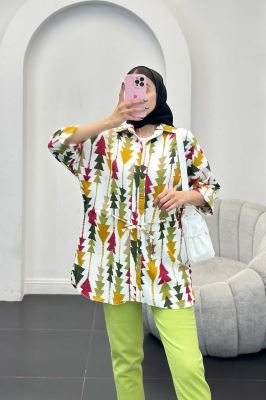 مانتو کراش جناقی کمرگت دار